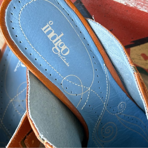 Indigo by Clarks Boho Leather Mules - Picture 2 of 8